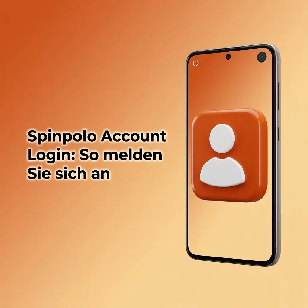 Spinpolo Login-Seite auf dem Bildschirm mit Eingabefeldern für E-Mail und Passwort
